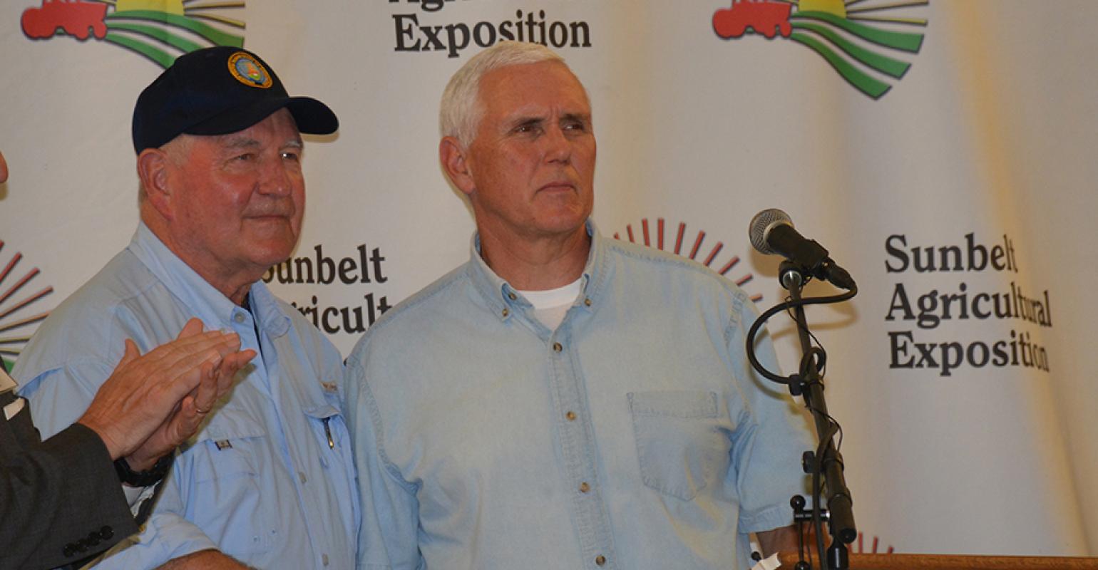 Vice President Mike Pence Speaks at Sunbelt Ag Expo