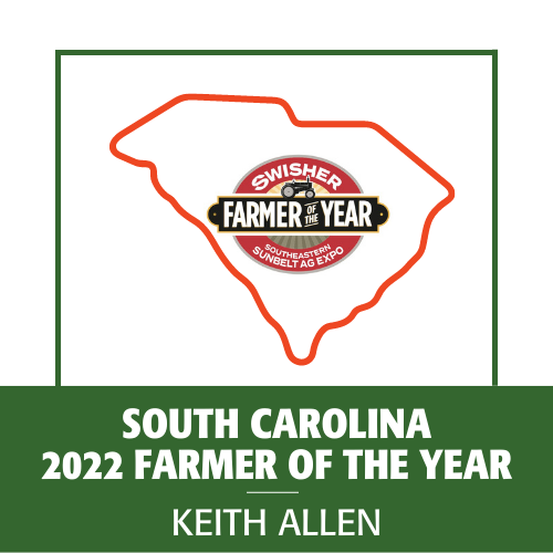 2022 farmer of the year sunbelt ag expo south carolina keith allen