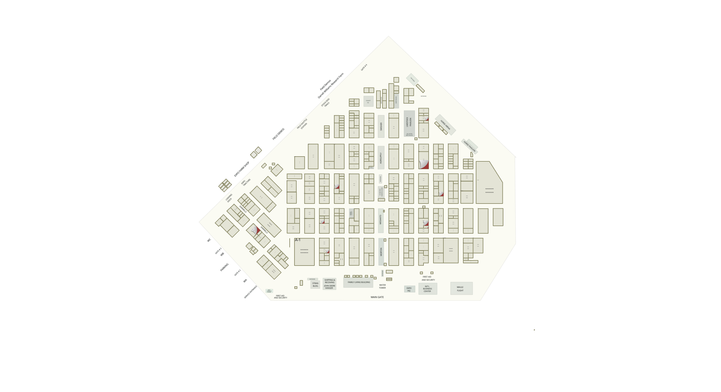 2022 Sunbelt Ag Expo map
