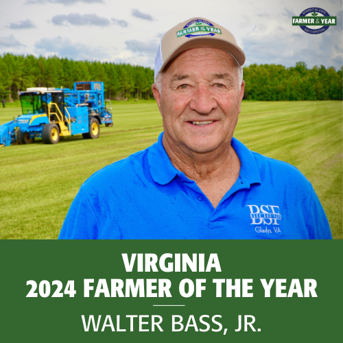 2024 Farmer of the Year – Walter Bass, Jr., Virginia