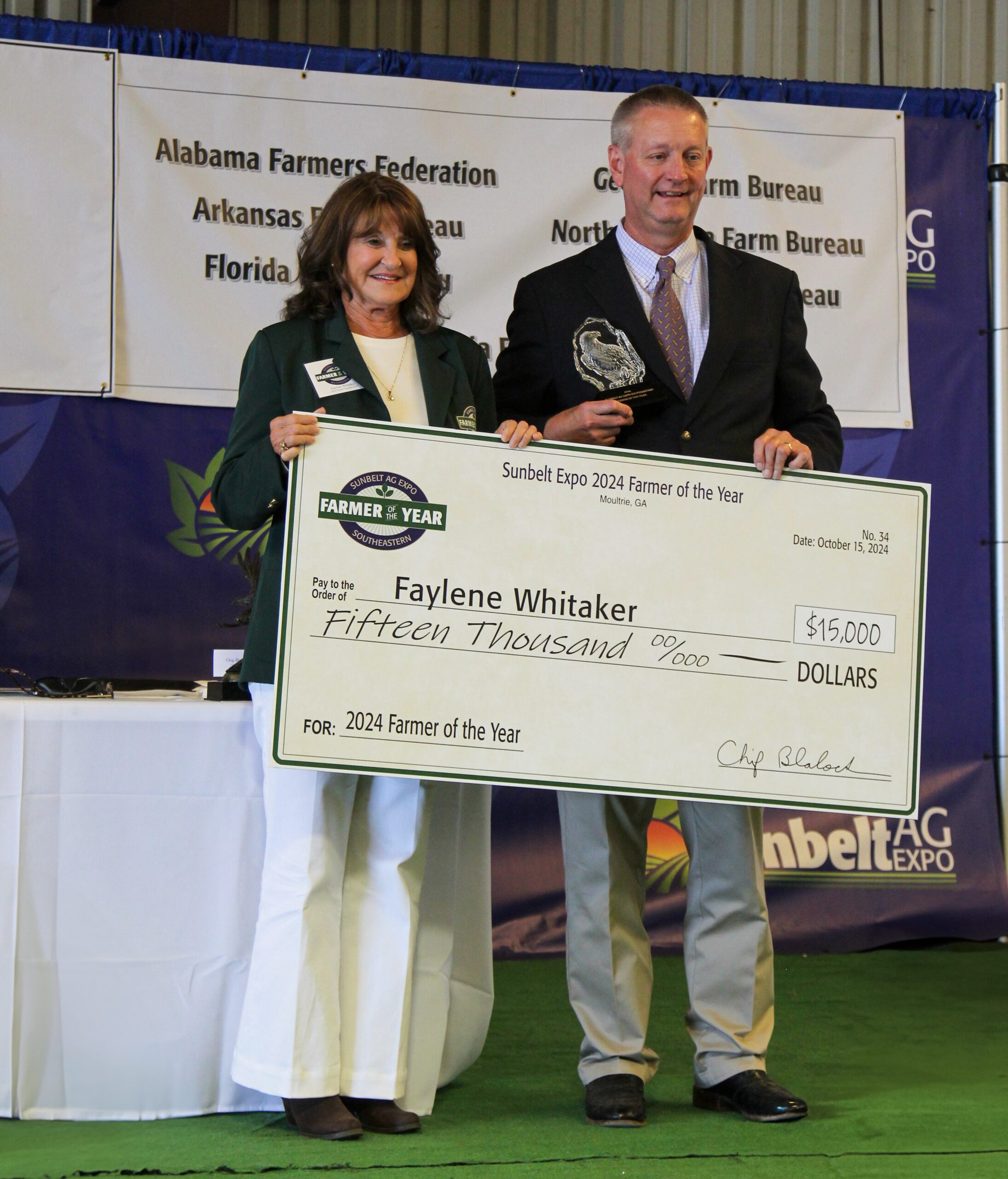 2024 Southeastern Farmer of the Year Winner Faylene Whitaker North Carolina 2024 Sunbelt Ag Expo