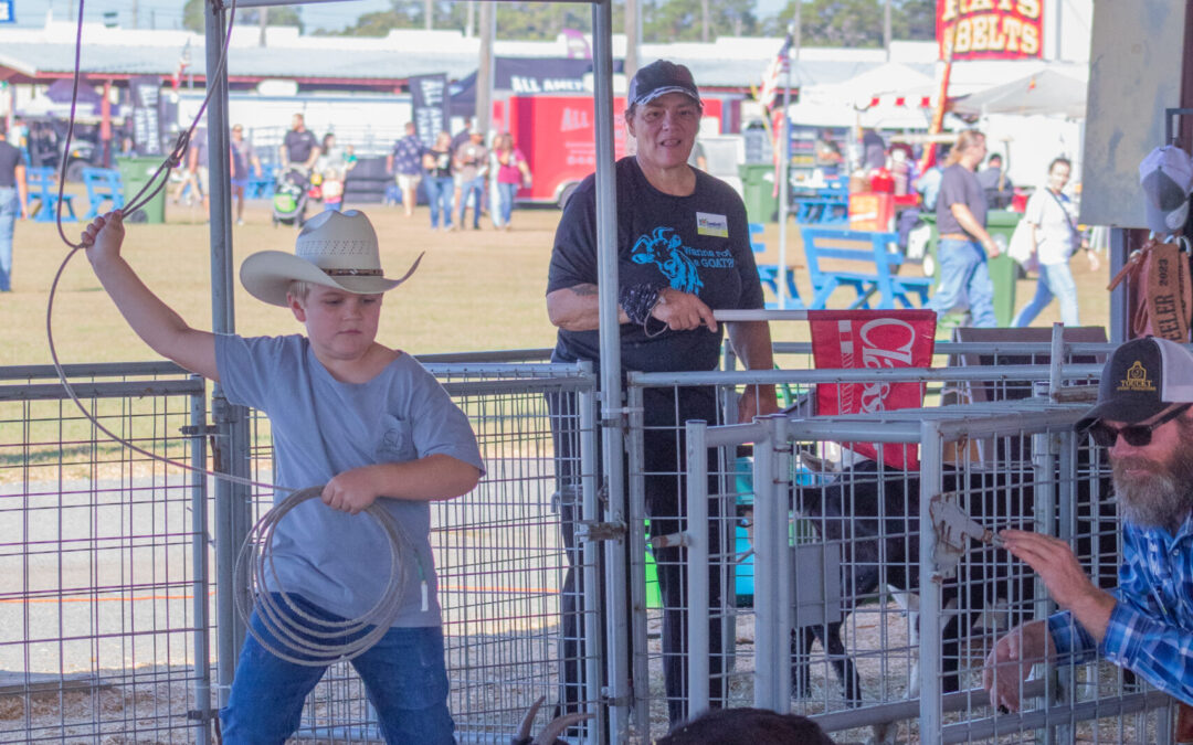 Family, Fun and First Catches: Goat Roping at Expo